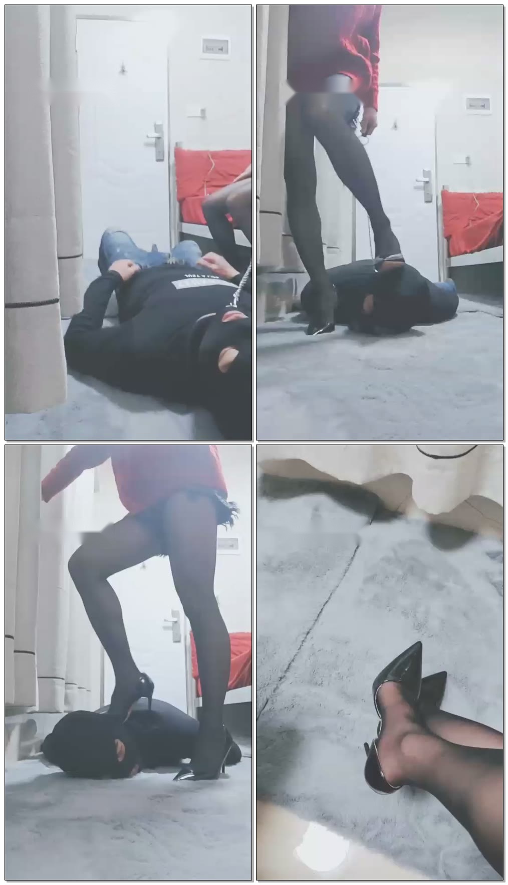 【灵竹】调教贱狗,钻跨,耳光【23分钟】