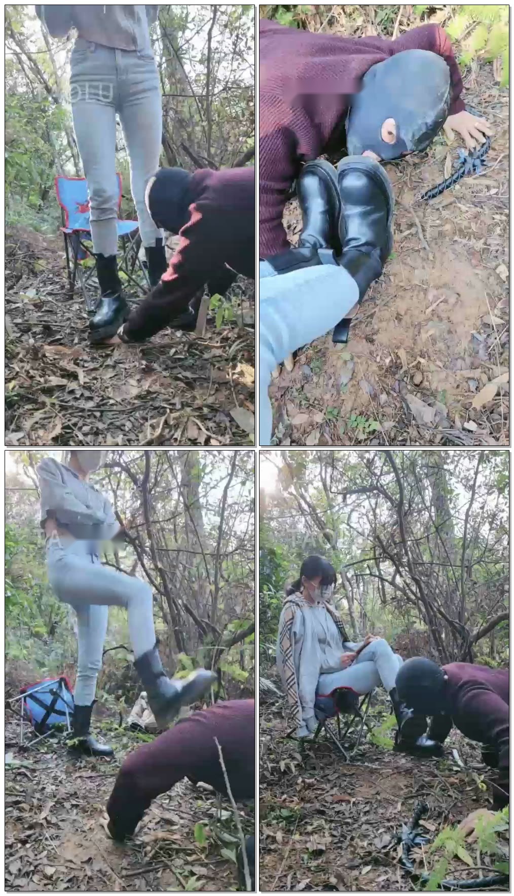 【暴力美学S】野外调教贱狗,路人围观,吃土踩手踩头【38分钟】