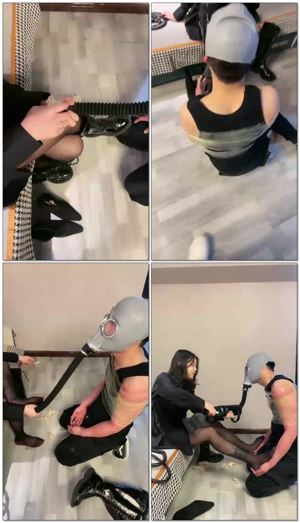 【逗逗s】面具强制一小时地狱式控制呼吸深度窒息【53分钟】