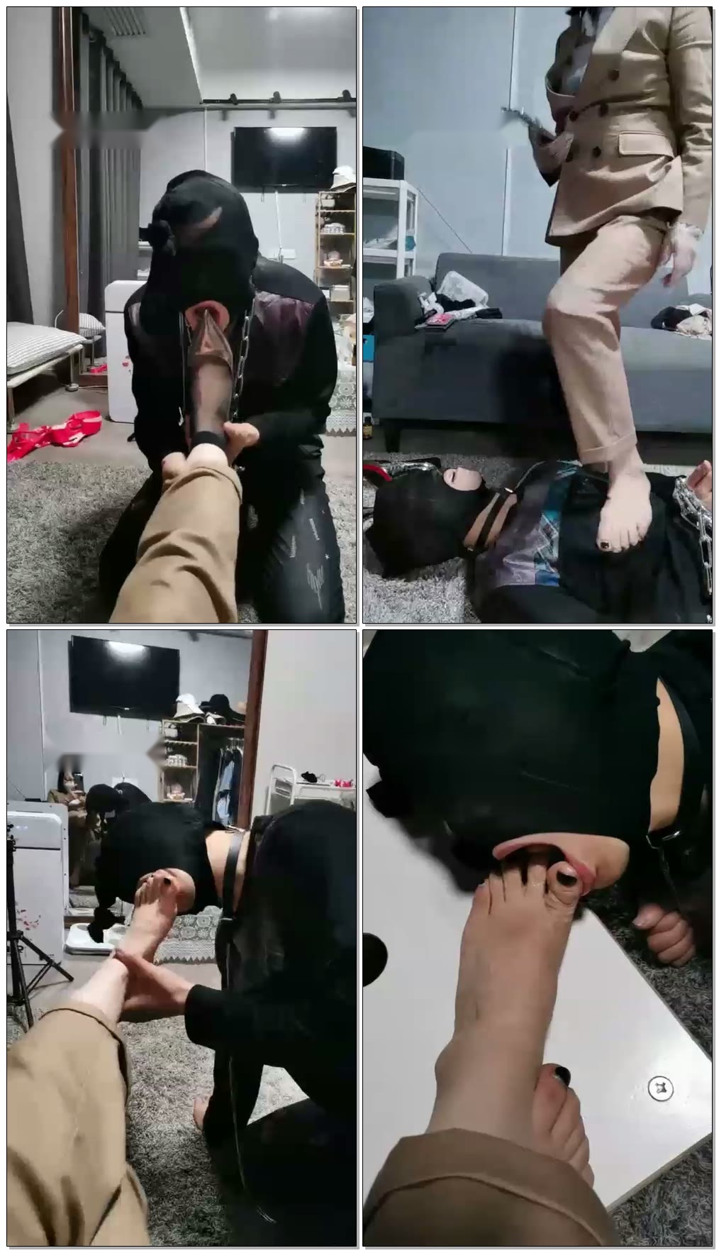 【西安乐姐s】圈养奴训养调教【64分钟】