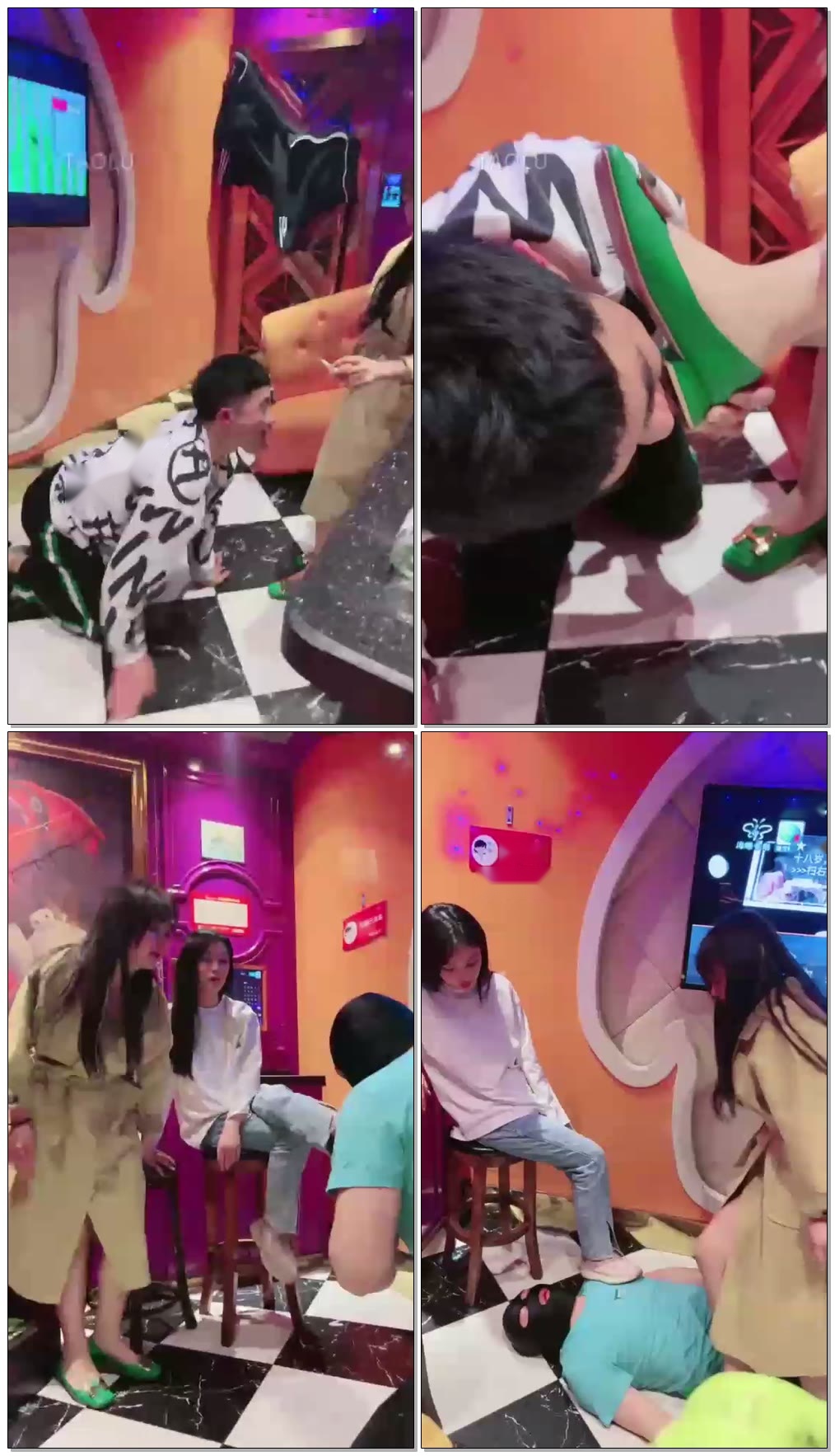 【吃一口甜心】双sKTV玩二狗【40分钟】