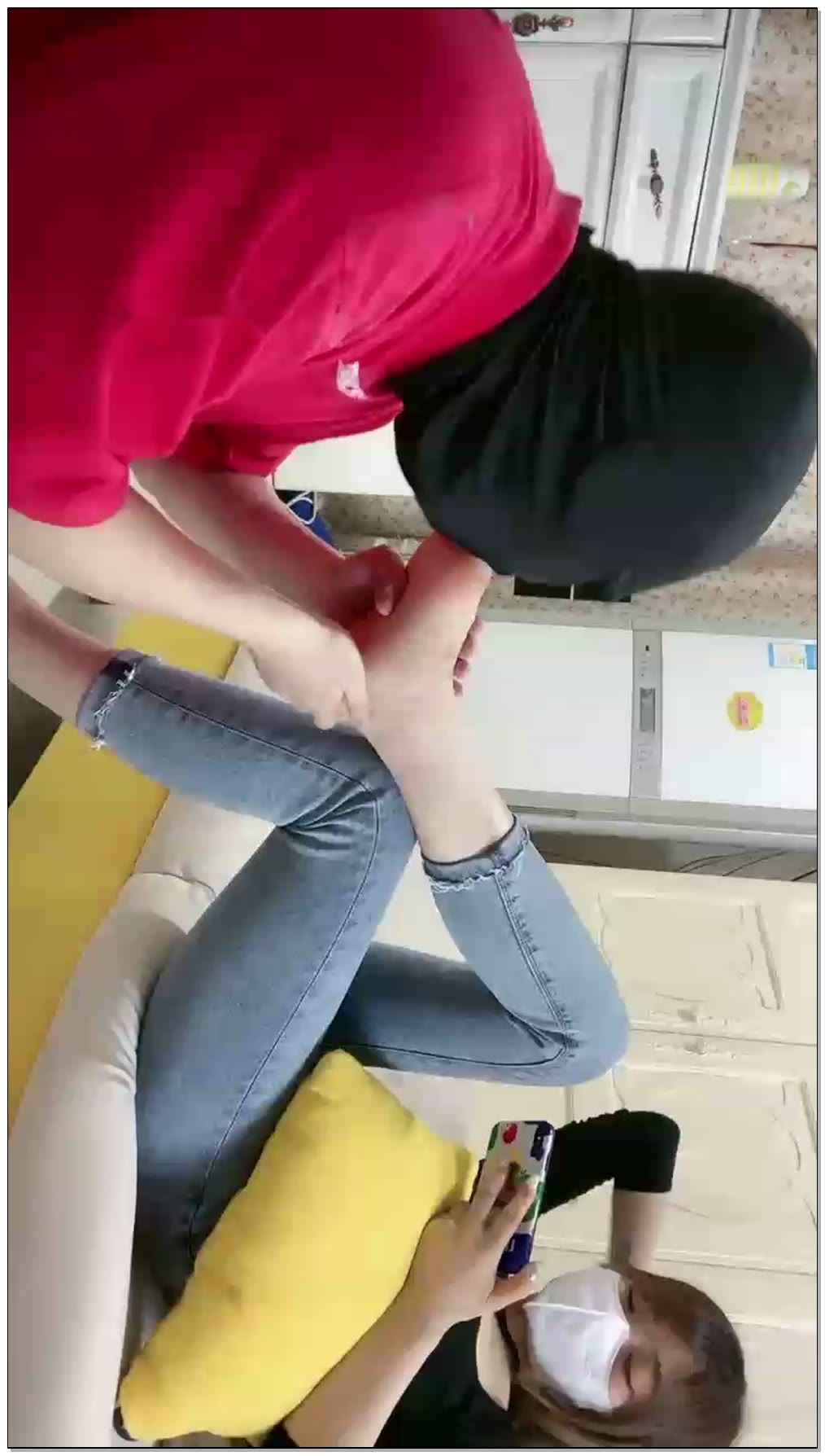 【Linda琳达S】横屏视角,板鞋棉袜气味挑战【43分钟】