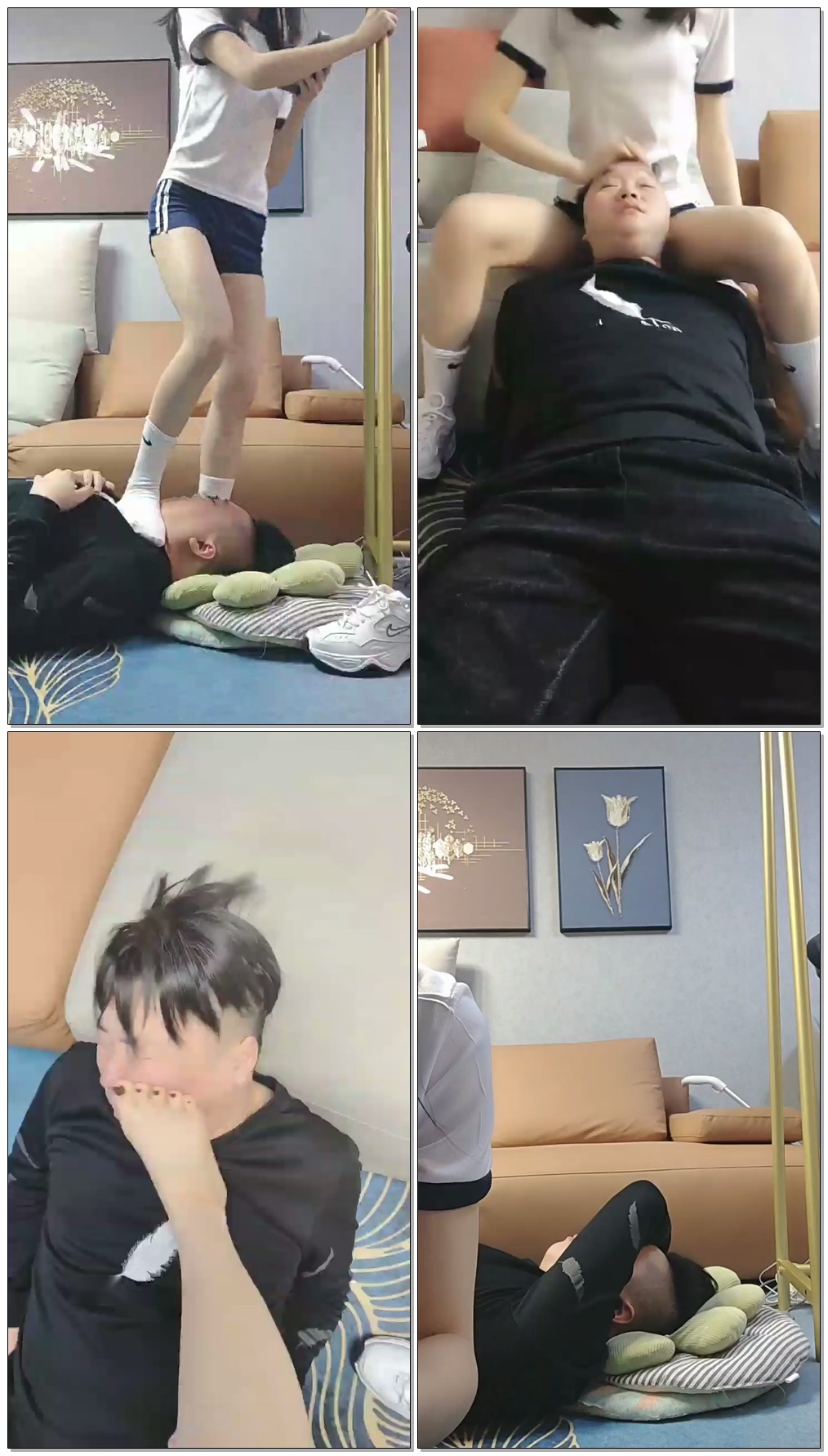 【丫丫啊】白袜气味羞辱肥狗【88分钟】