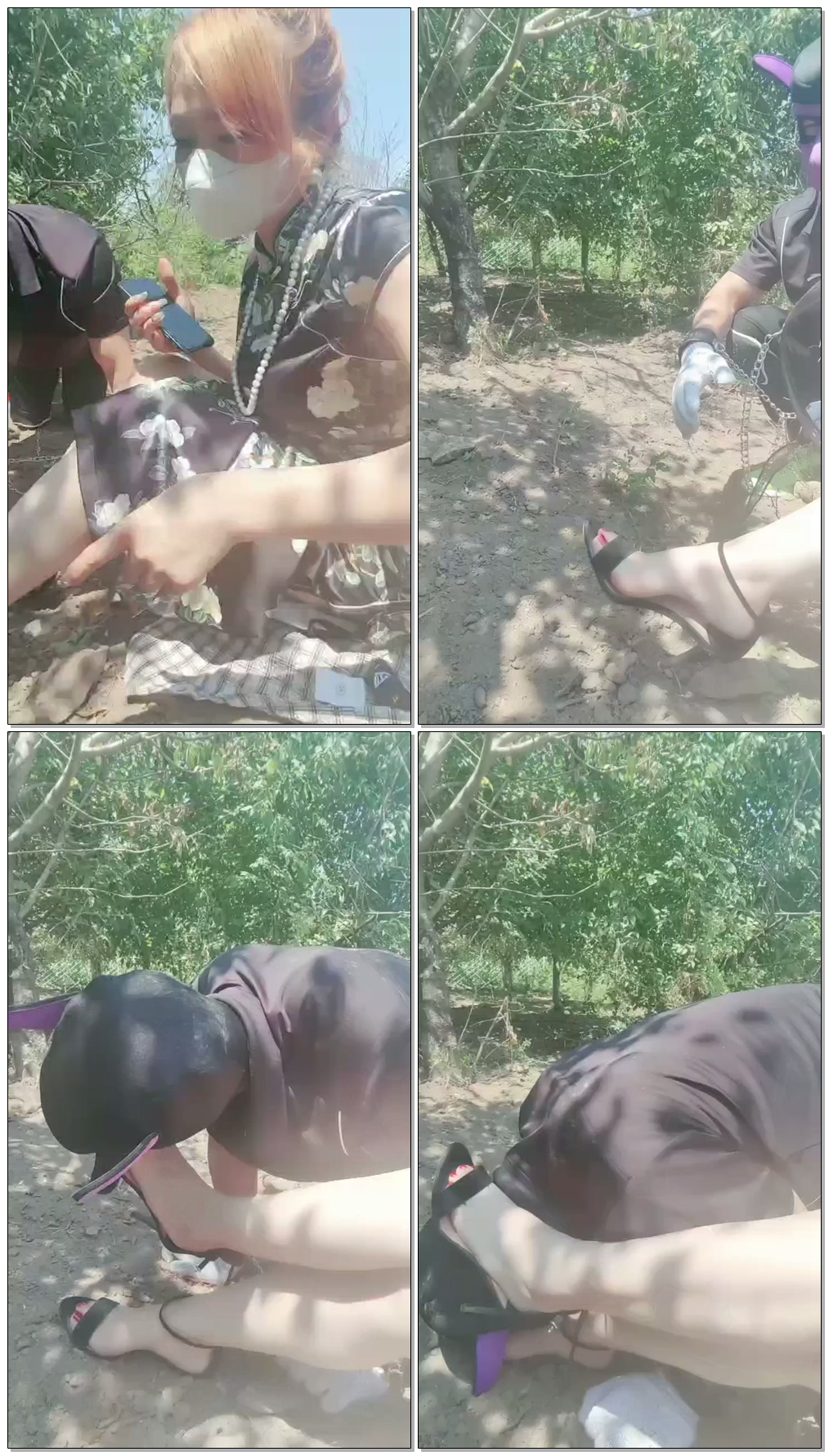 【依依东望】恶毒小妈系列户外调教【23分钟】