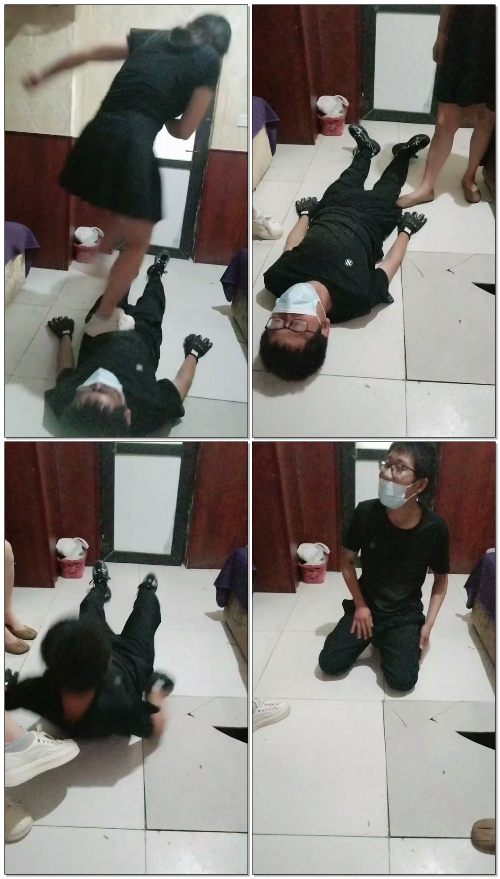 【疯狂浪子】双女主暴力踩踏【21分钟】