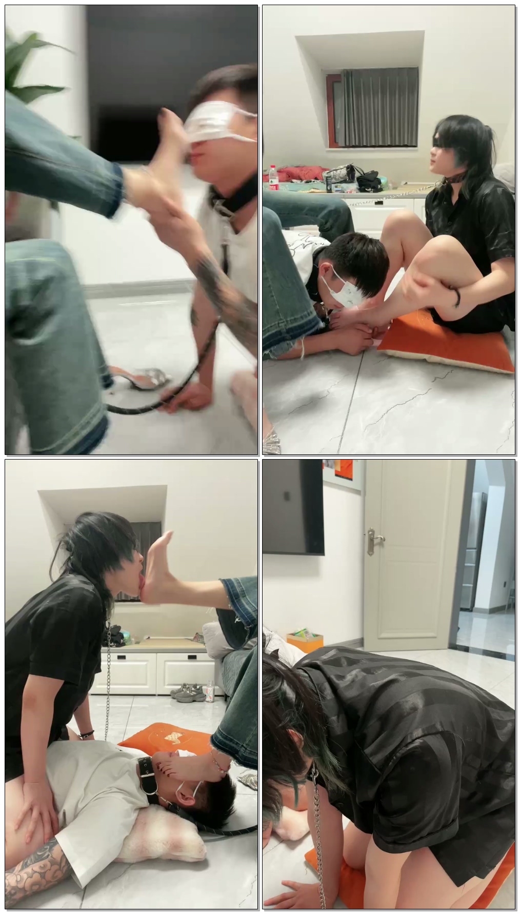 【尤黎s】奴下奴,舔我脚上的汗,口水【32分钟】