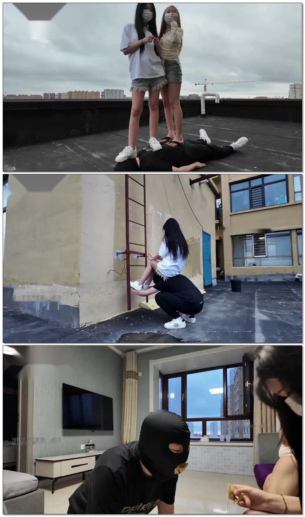 【chnnsct1818】室外调教天台发泄暴力治愈坏心情【21分钟】