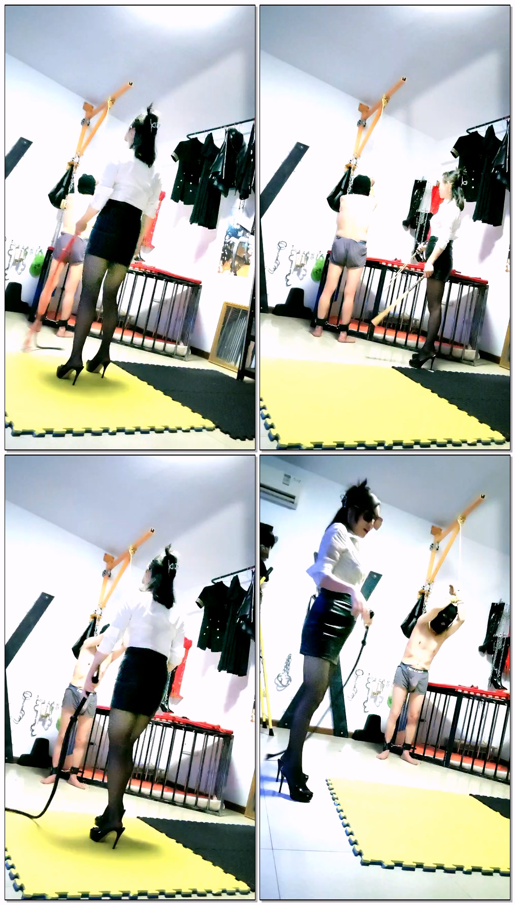 【五十度S】直播玩狗鞭打【29分钟】