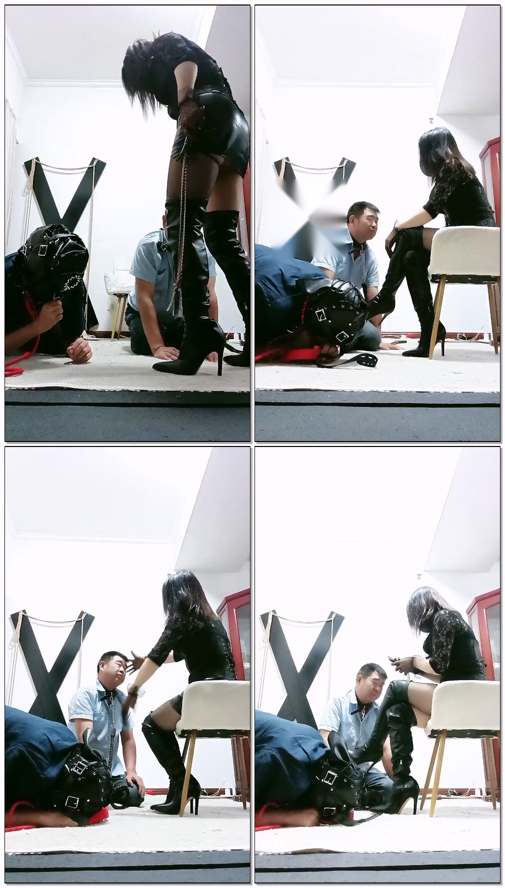 【南京冰炫女司】父子俩同时伺候主人主人严厉调教互相求情求饶不止【32分钟】