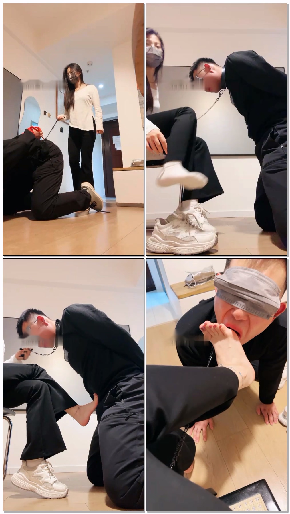 【南夕S】提档舔脚闻鞋舔脚【34分钟】