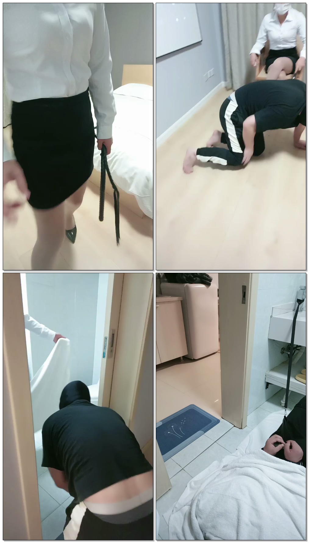 【咪兔S】风雨中的贱狗鞋底喂食黄金圣水【60分钟】