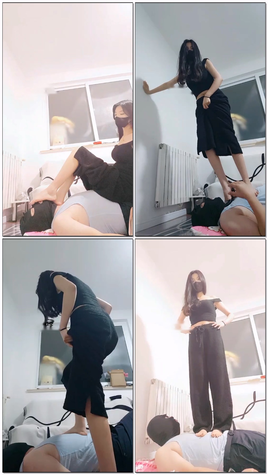 【梓晨大大s】全体重踩踏踩脸提档【34分钟】