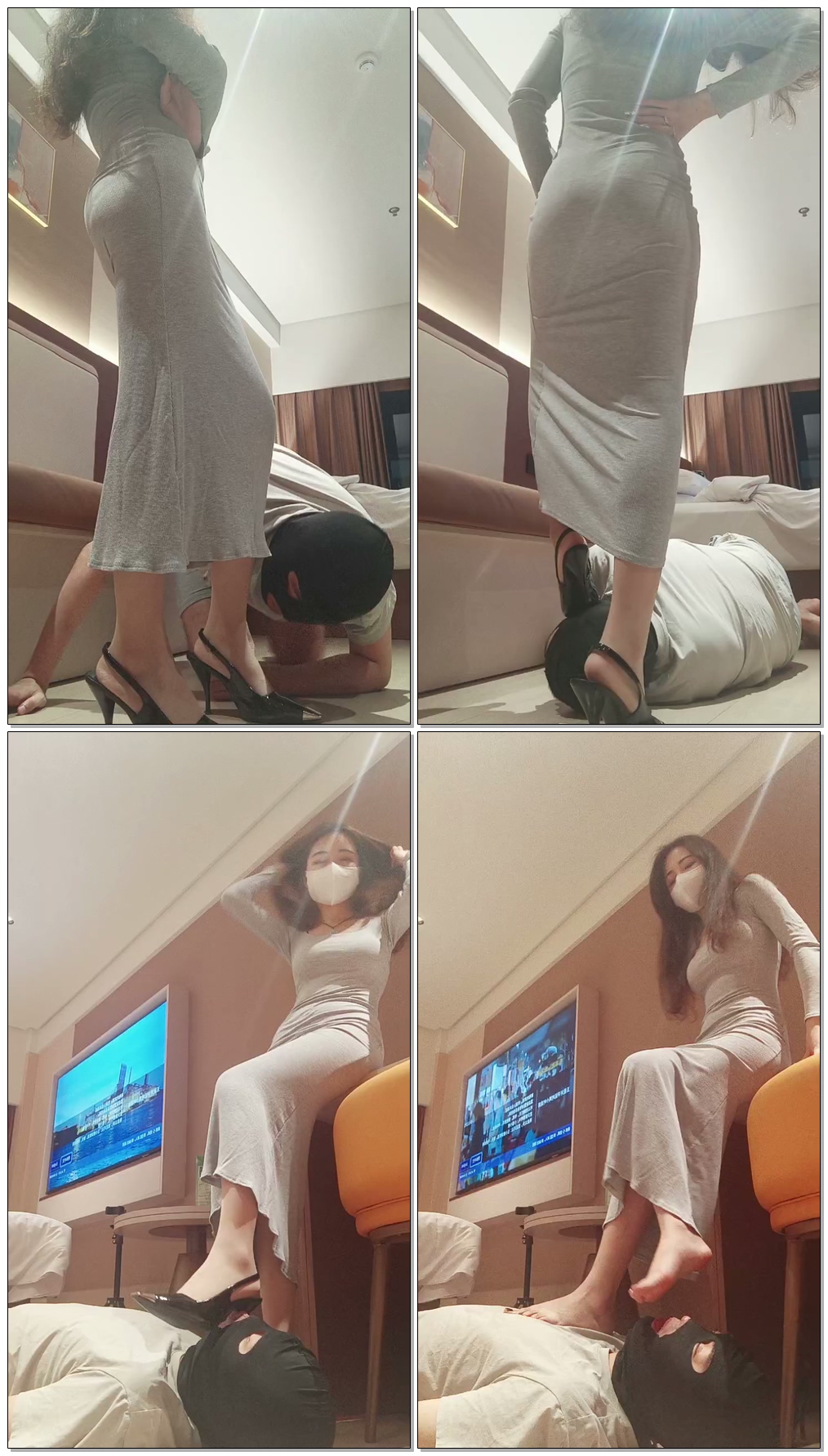 【御妍S】TJ肉丝高跟玩狗【37分钟】