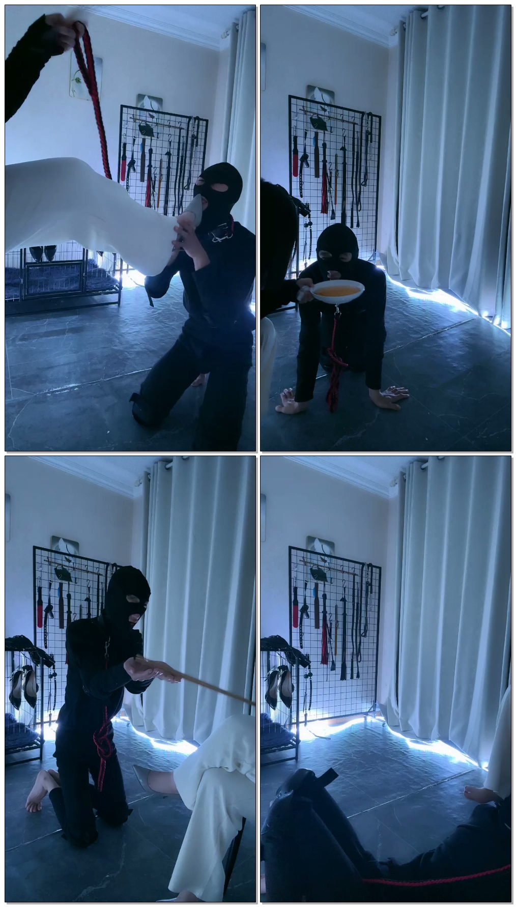 【可馨大大BBW主】强制贱狗耳光鞭打升水【44分钟】