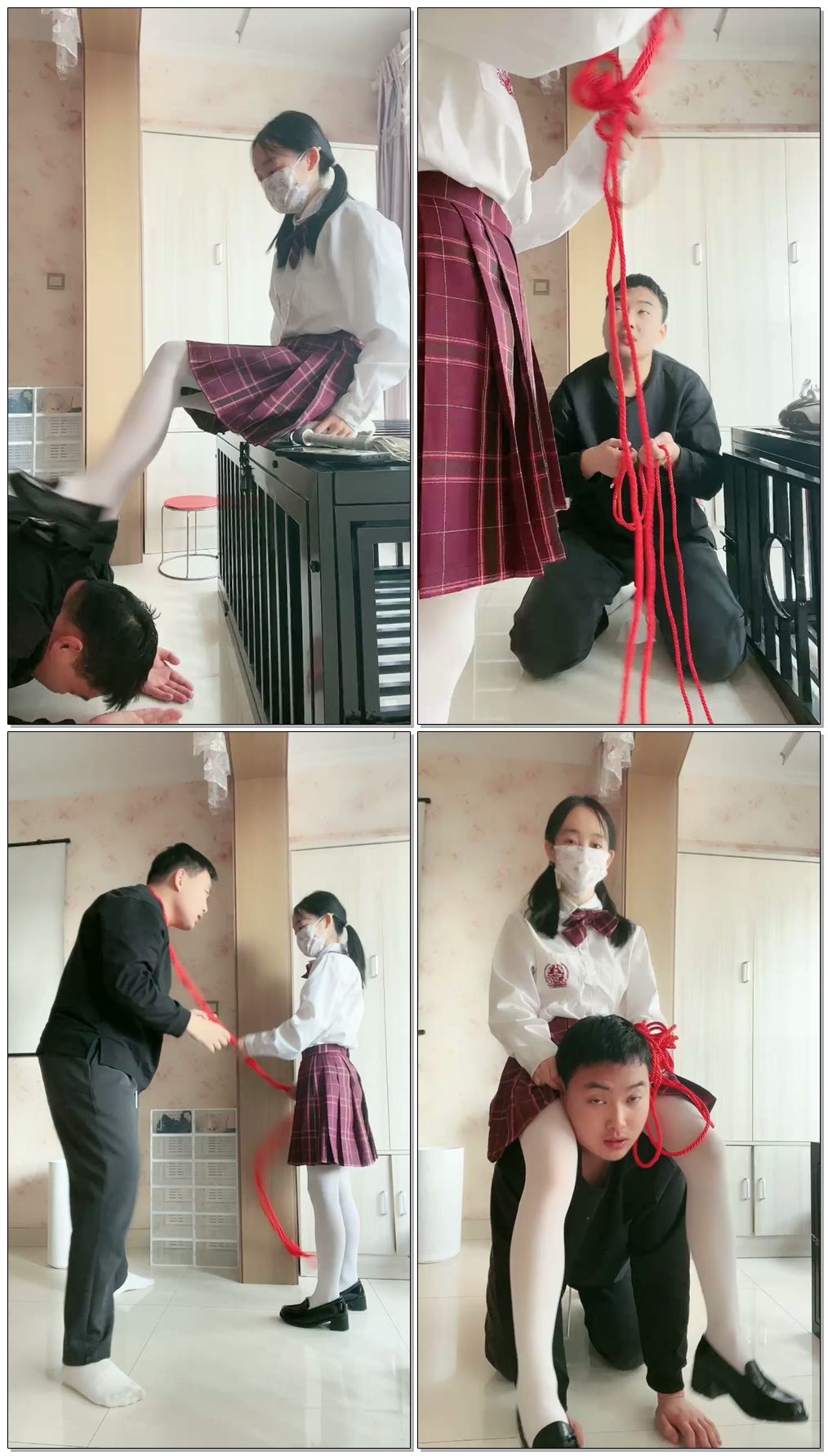 【子衿殿下S】研究生学长是条狗舔小皮鞋暴力提档【55分钟】