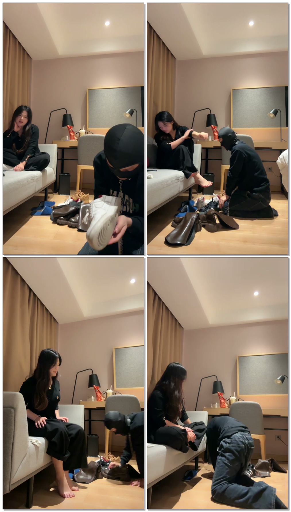 【子熙大人】开发05年学生狗圣水舔鞋奴【62分钟】