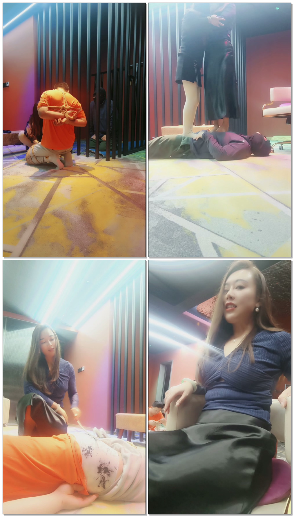 【咩祖s】双主双奴圈养伦虐中【79分钟】