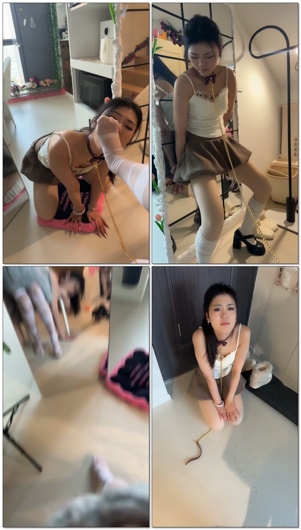 【橘子没熟s】TJ憋尿地狱,失禁全体重压尿,哭也要把自己的尿喝完【35分钟】