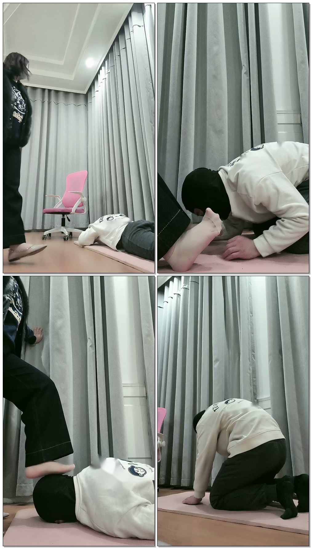 【樊樊大人】全体重踩头鞋底子臭屁股铆钉鞋【28分钟】