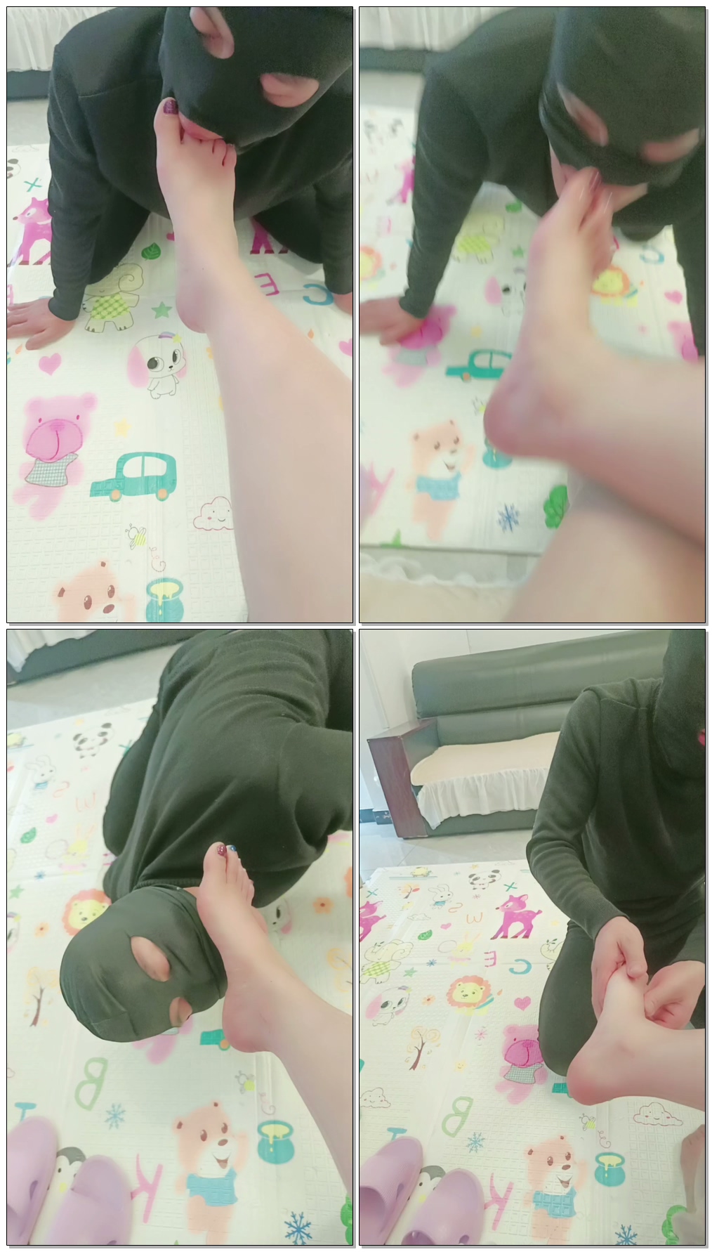 【威海卡罗琳】舔脚专场【29分钟】