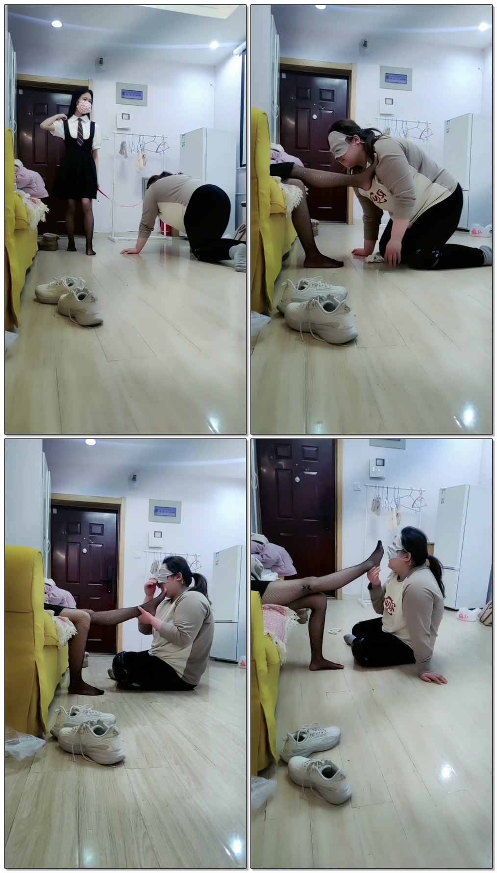 【奶凶小仙女】女大学生黑丝暴力调母狗(一)【30分钟】