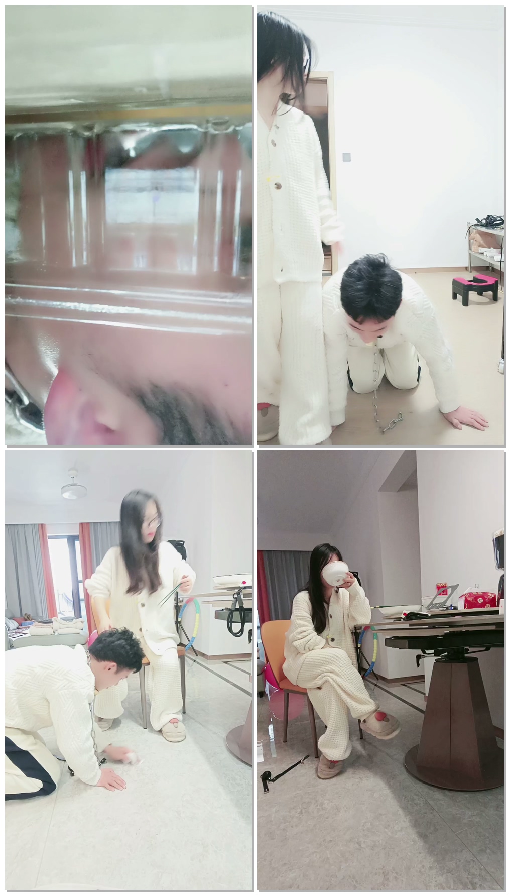 【薇薇】喝晨尿犬化调教【41分钟】