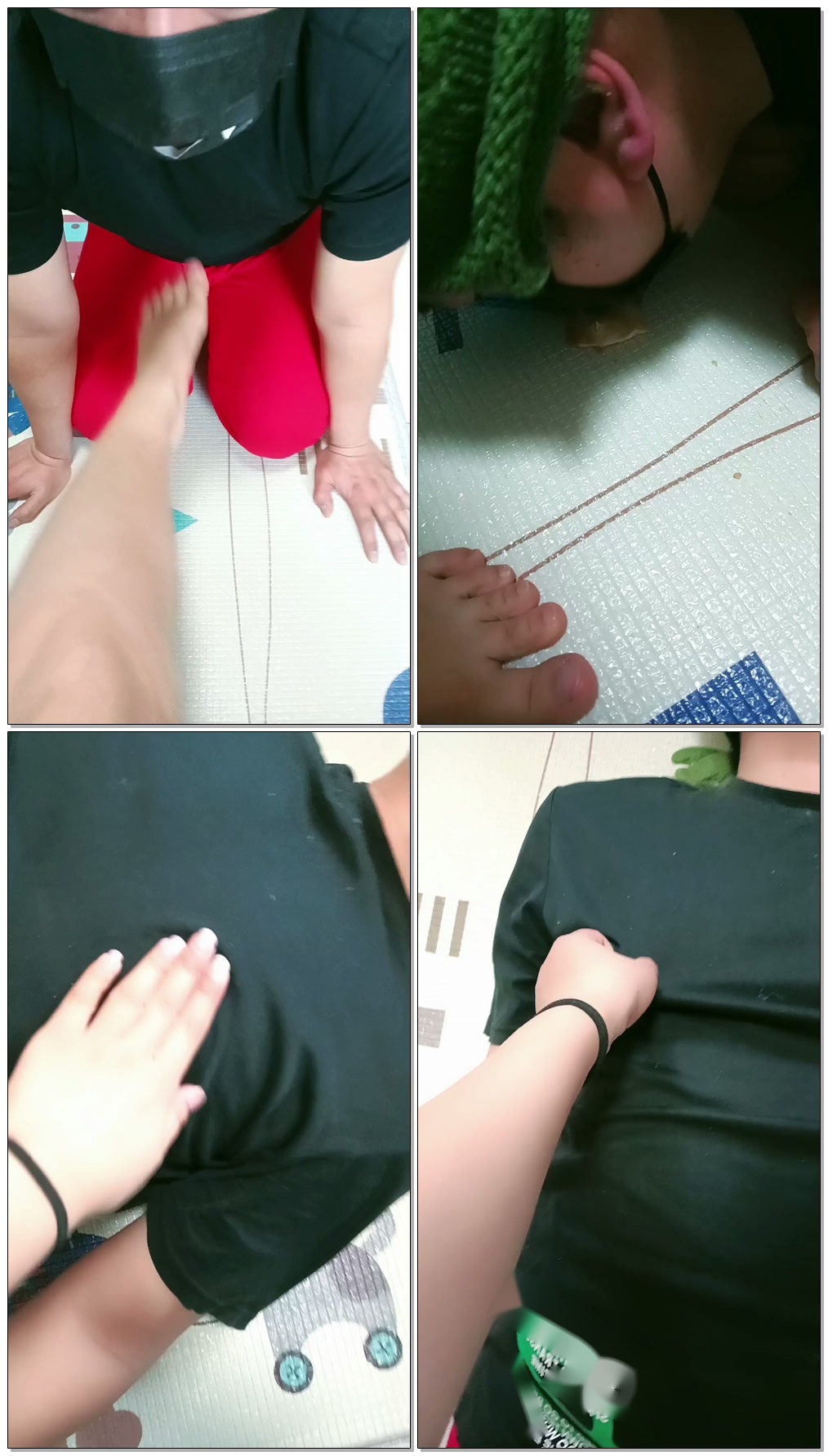 【萌宝儿】TJ脚踩食物虐乳深喉耳光【41分钟】