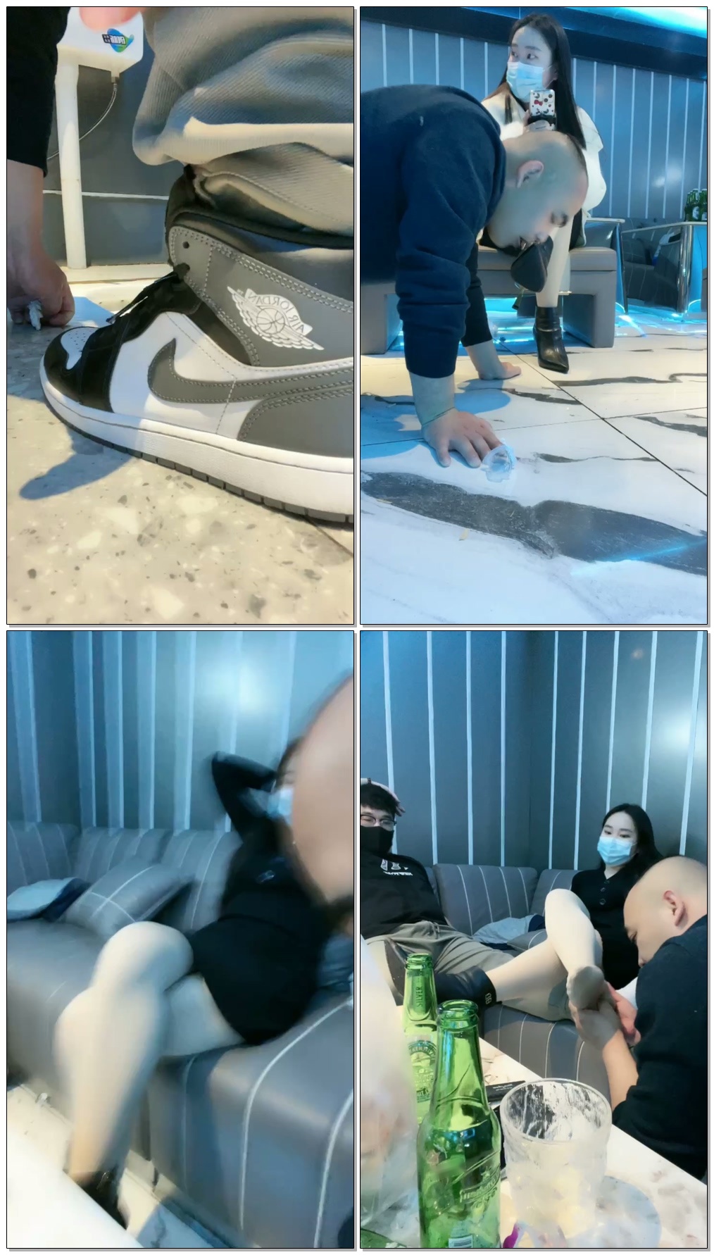 【西北傻子】情侣KTV玩傻子【58分钟】