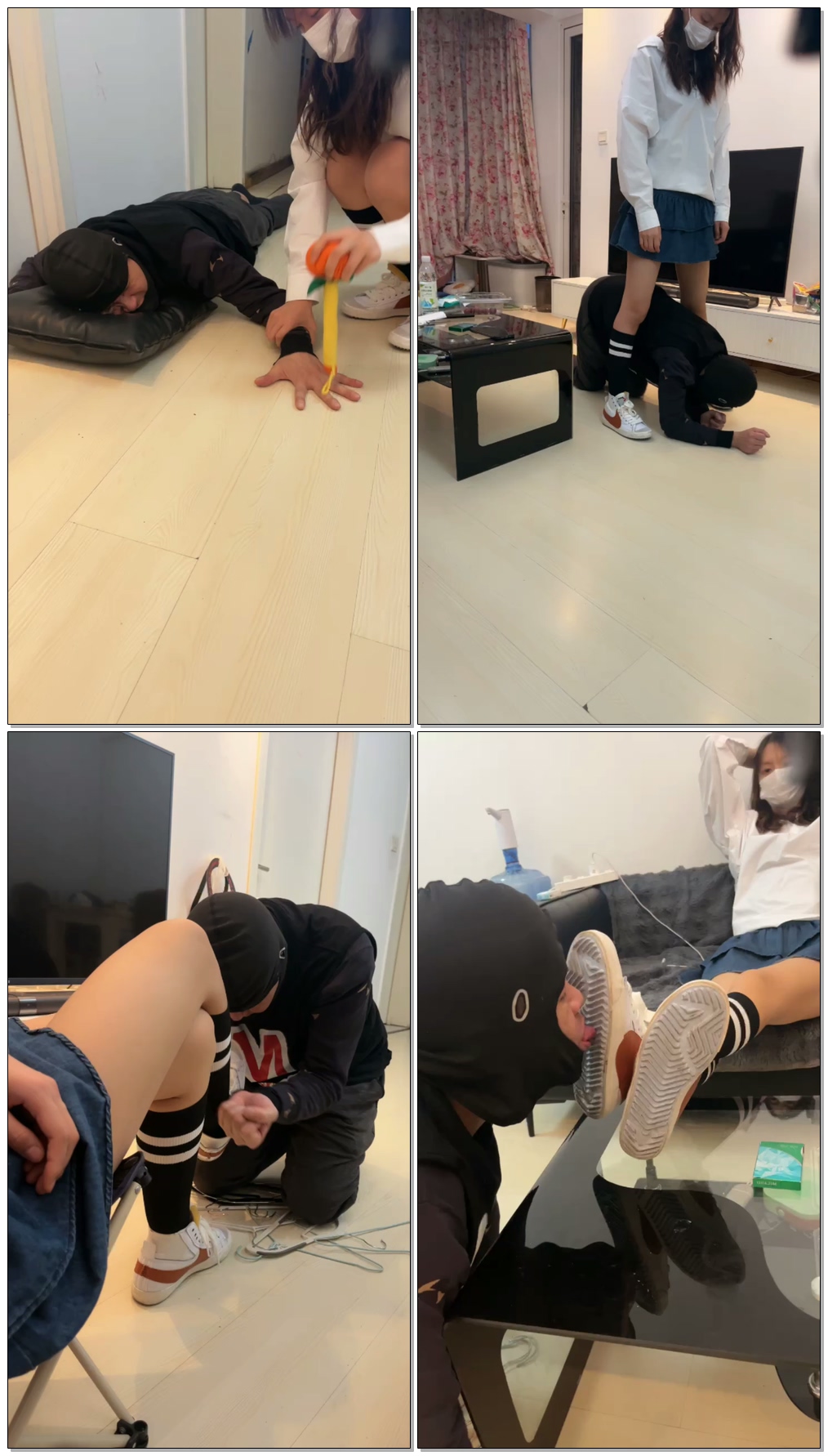 【Da猫】清纯女大调教臭狗【33分钟】