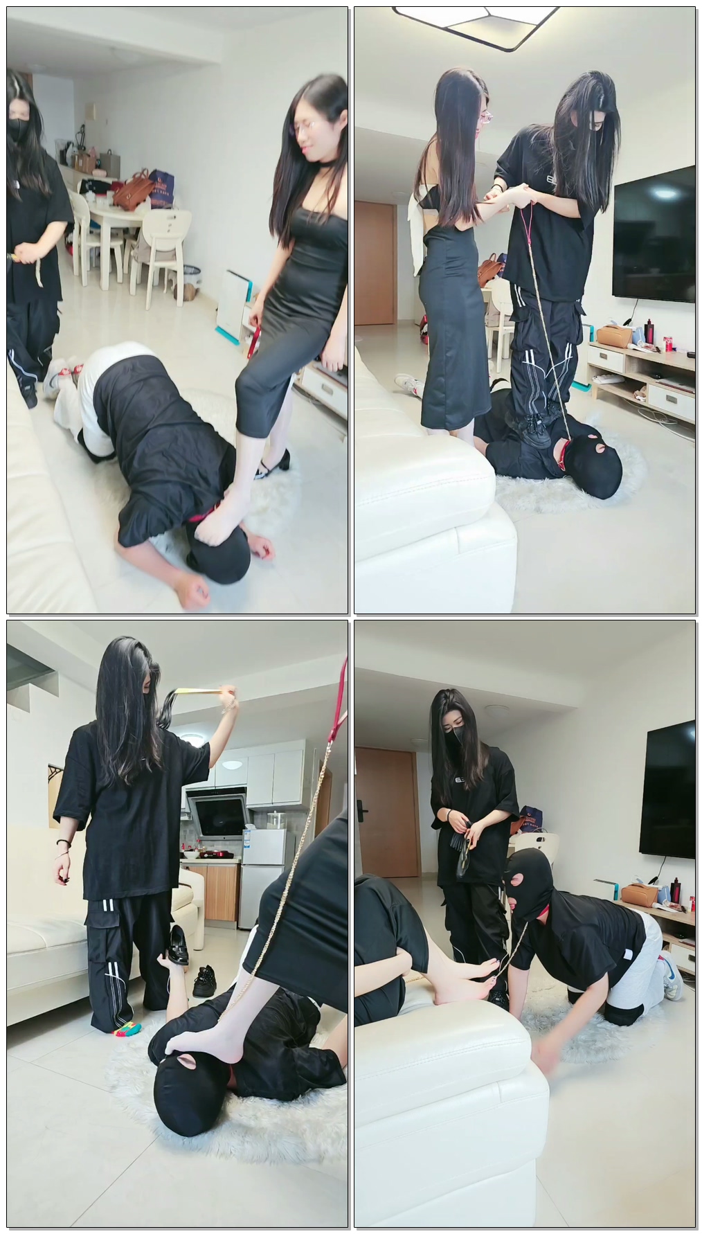 【嘉妮S】带素人女闺蜜调狗【41分钟】