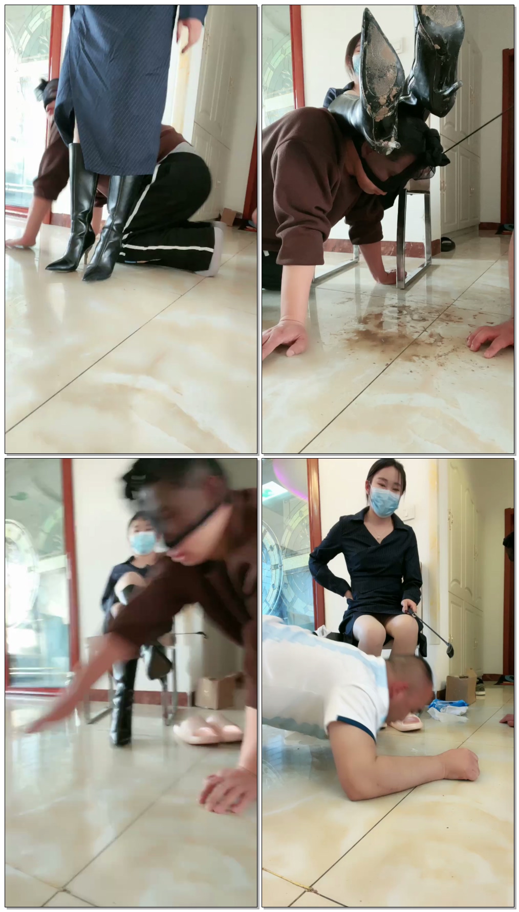 【西北傻子】TJ超脏踩泥巴牛粪脏鞋底【59分钟】