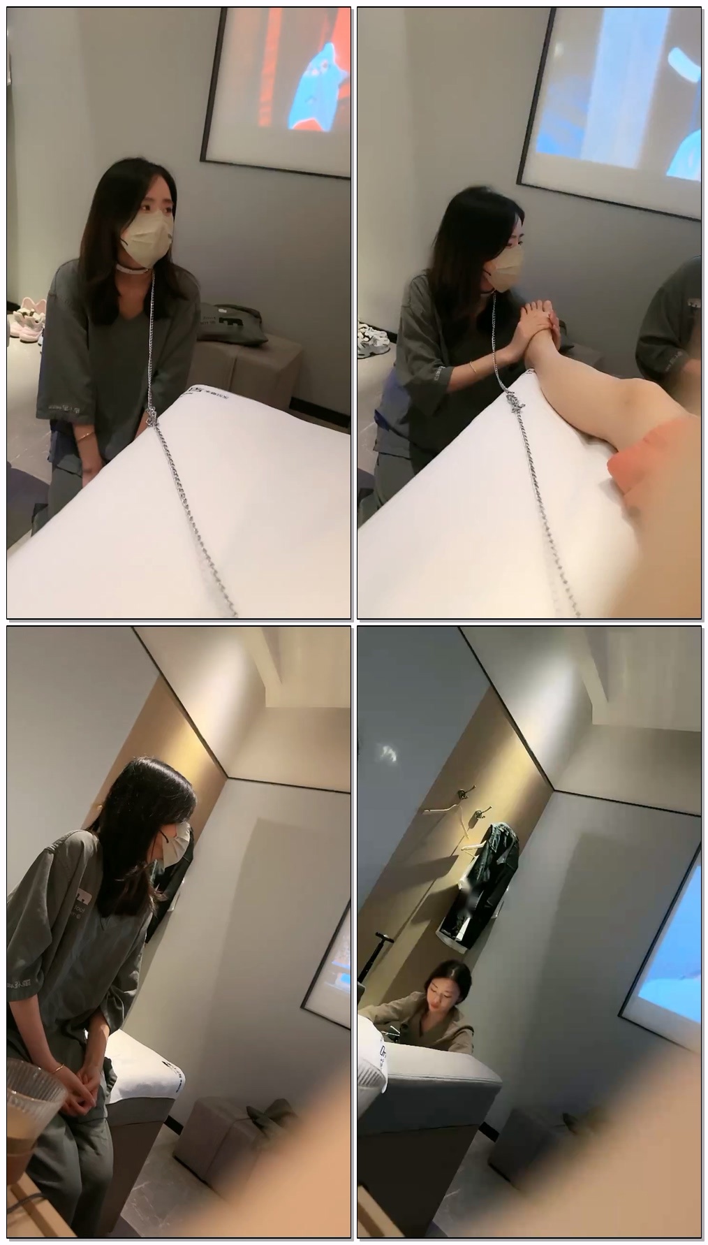 【雨琦S】带女闺蜜调戏男技师【27分钟】