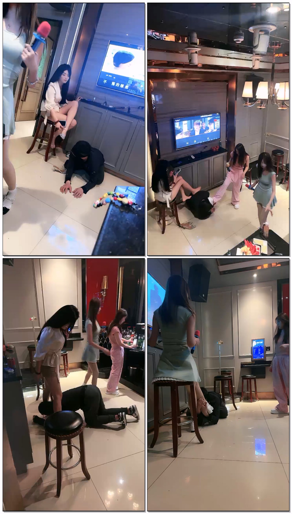 【苏晚】苏晚,沈妍S,esse殿下,三主KTV围殴贱狗【28分钟】