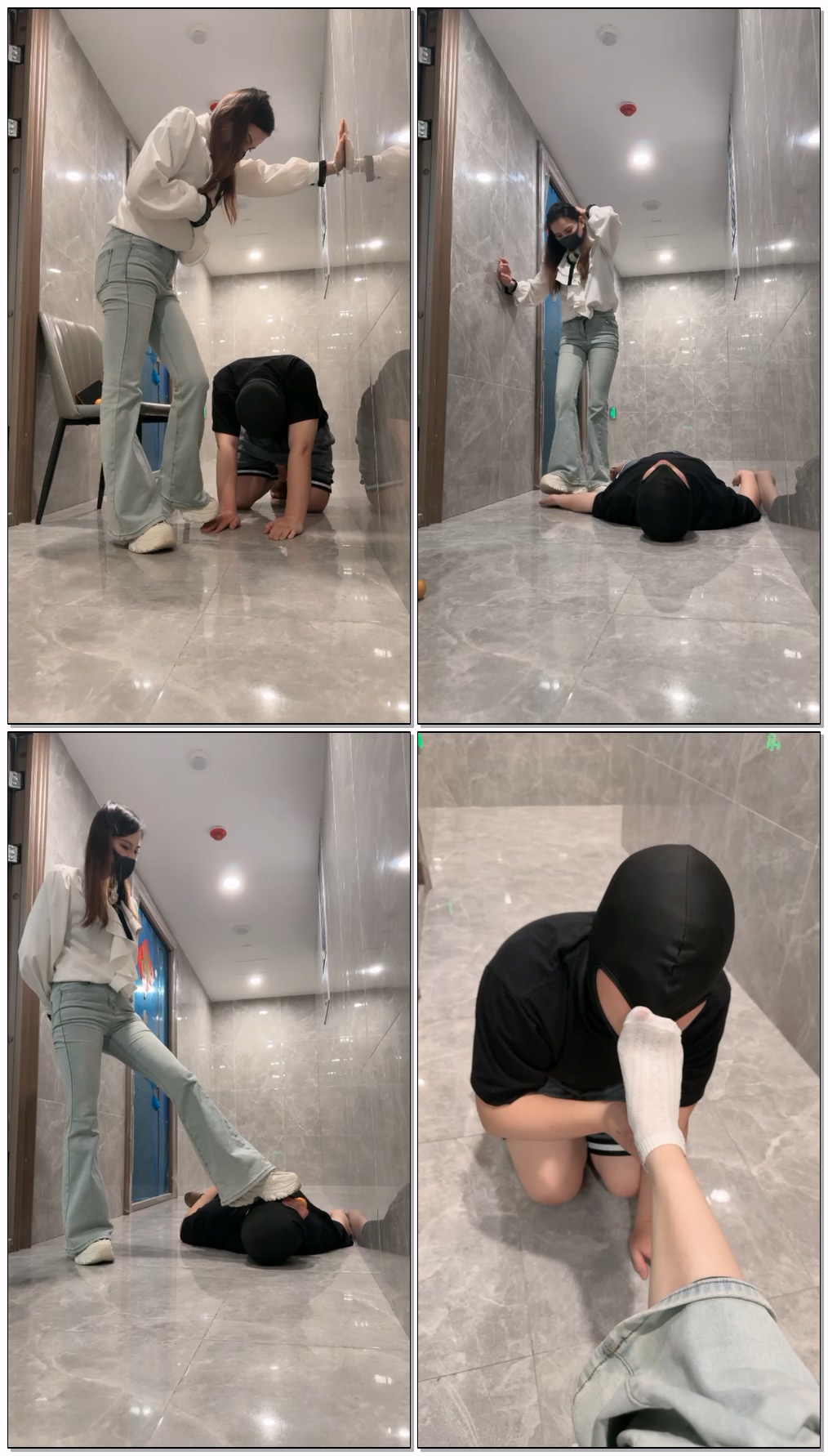 【三千女王s】小区楼道遛狗,训狗【29分钟】