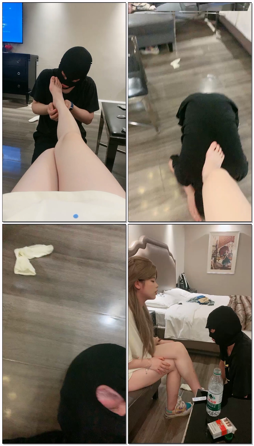 【王不了sss】舔鞋,耳光【34分钟】