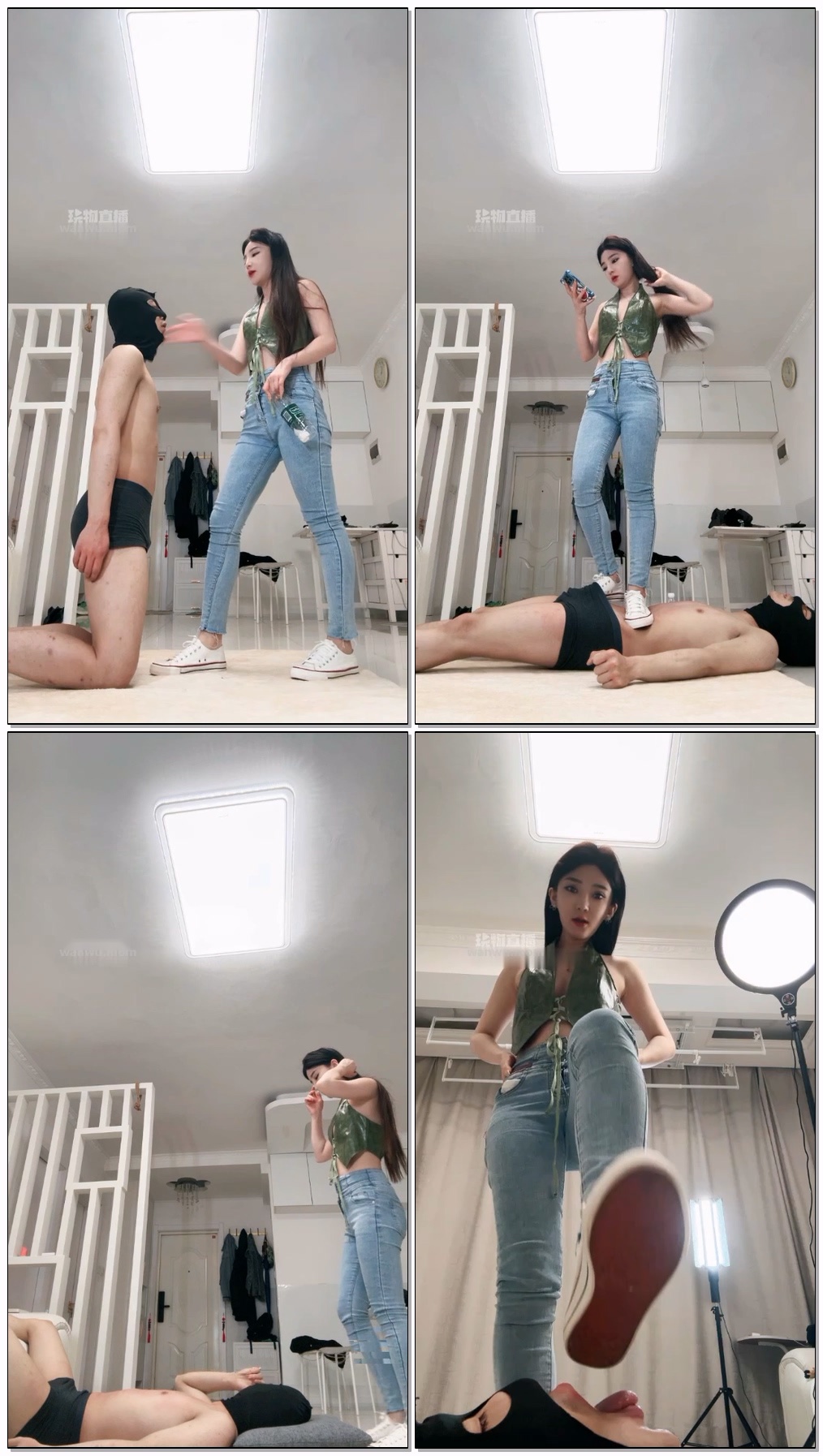 【领主ss大连】帆布鞋踩踏【39分钟】