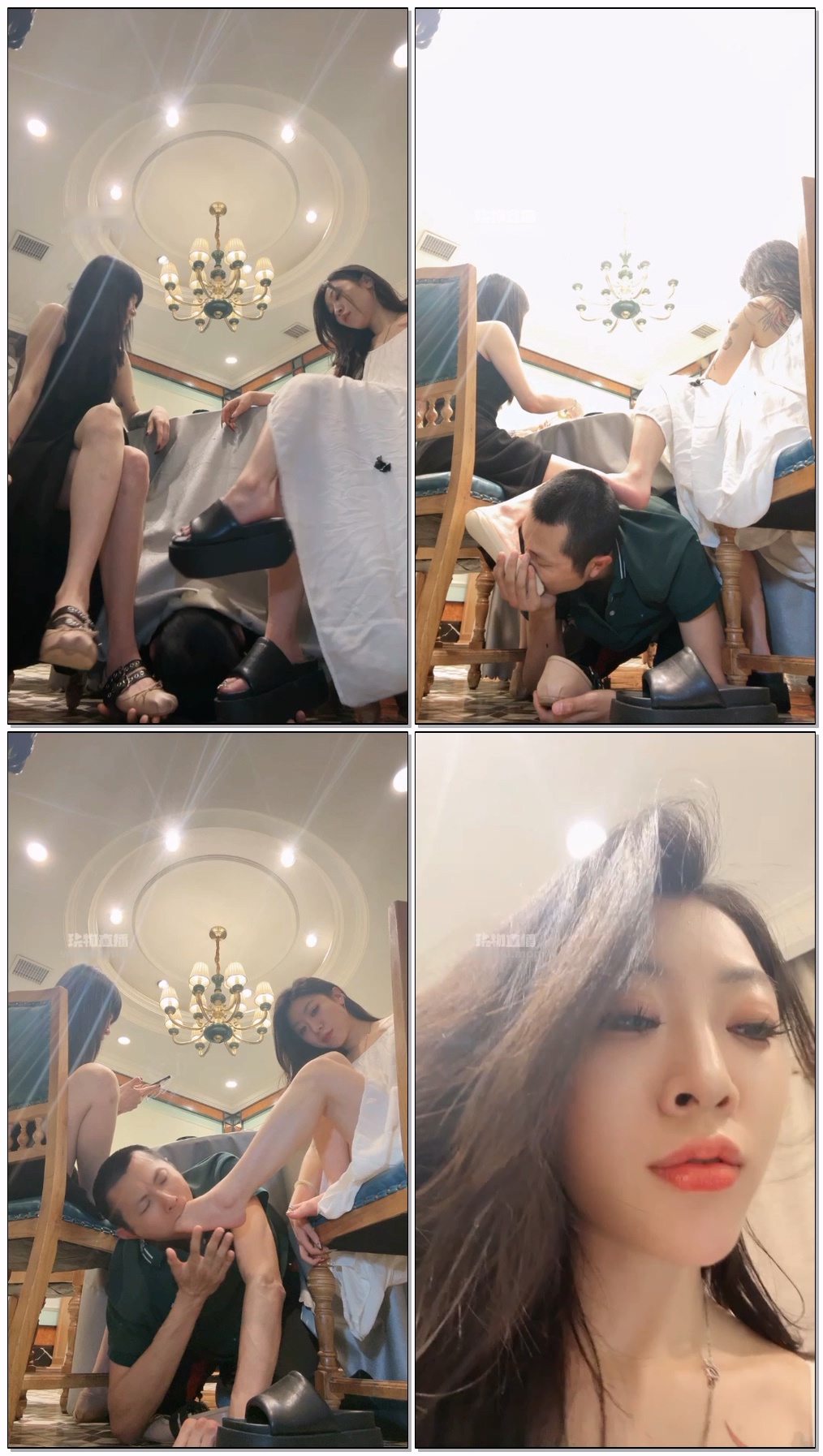 【莫吉托S】饭店遛狗服务员上粟多次进出双主投喂进口贪物【35分钟】