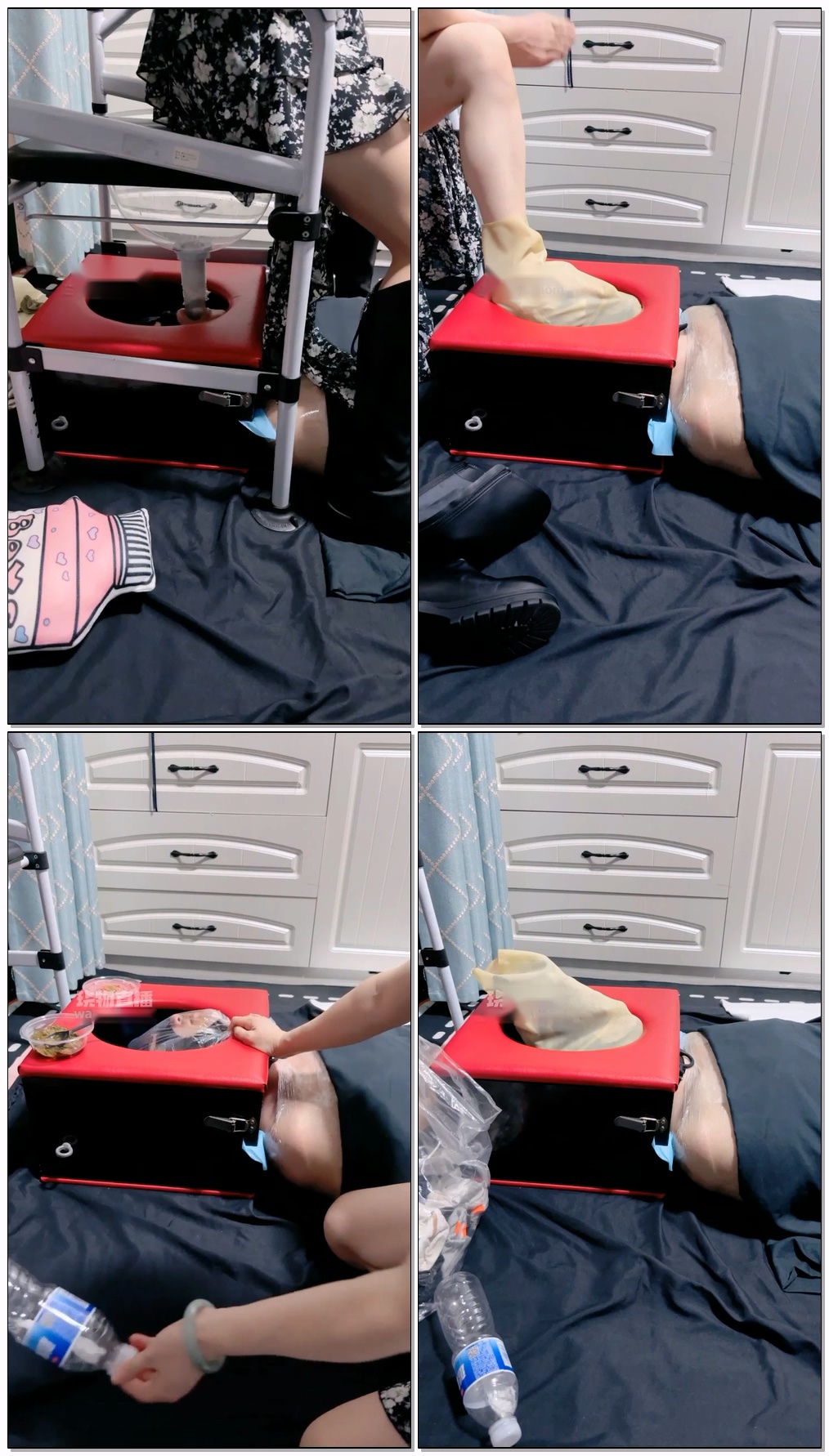 【上海女王白狐s】强制巧克力酱,木乃伊,炸【58分钟】